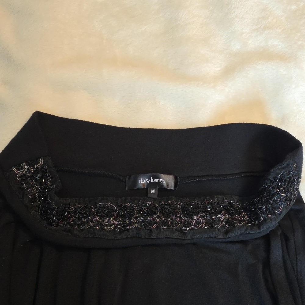 Daisy Fuentes Black High-Low Skirt - Picture 3 of 7